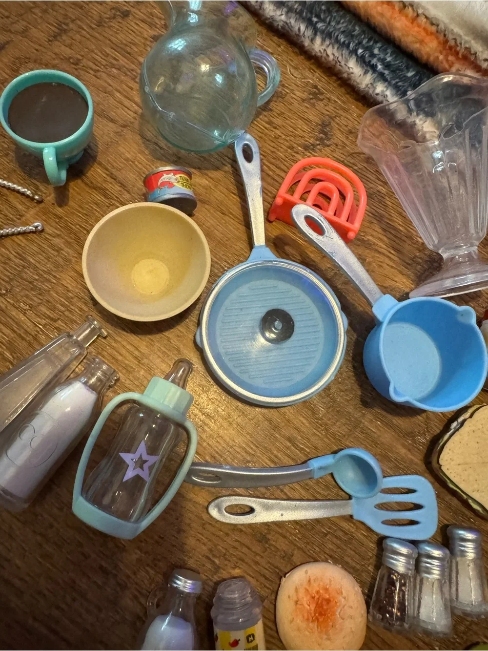 American girl and our generation kitchen and baking dining accessories